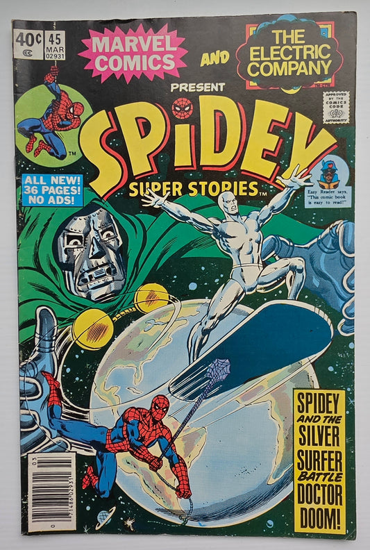 Spidey Super Stories #45 1980 Newsstand Amazing Spider-Man MARVEL COMICS