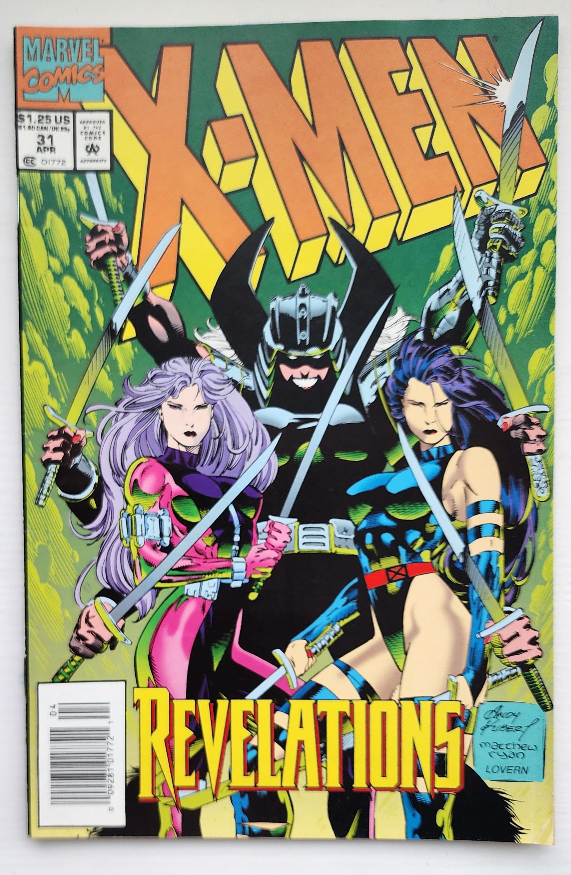 X-MEN #24 1994 [I01] X-Men MARVEL COMICS