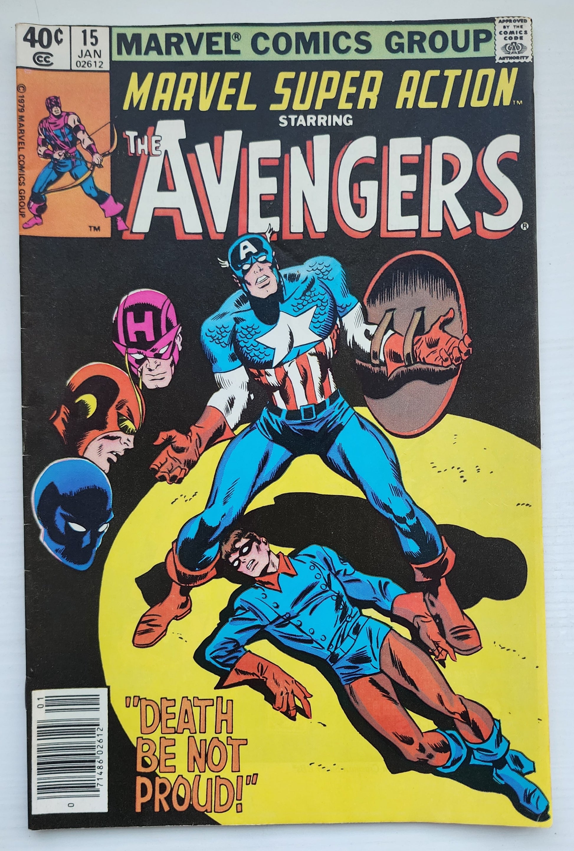 MARVEL SUPER ACTION #15 AVENGERS NEWSSTAND 1980 Secret Wars MARVEL COMICS