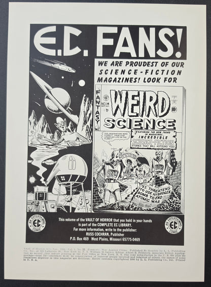 EC COMICS VAULT OF HORROR #15 PRINT EC Comics EC Comics