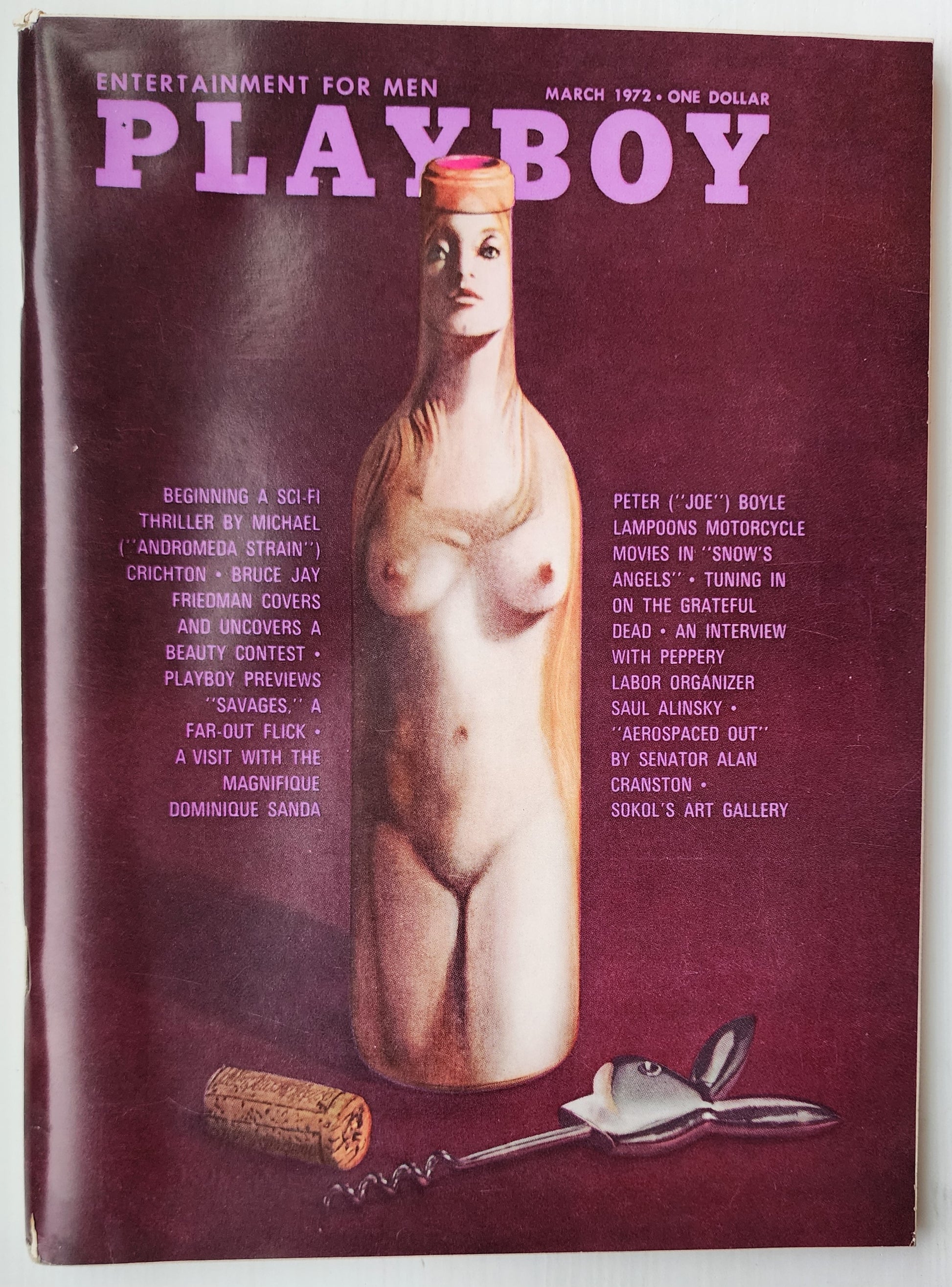 PLAYBOY MAGAZINE MARCH 1972 Playboy PLAYBOY