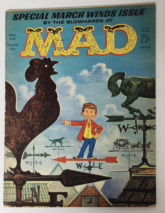 MAD MAGAZINE #62 1961 Mad Magazine MAD
