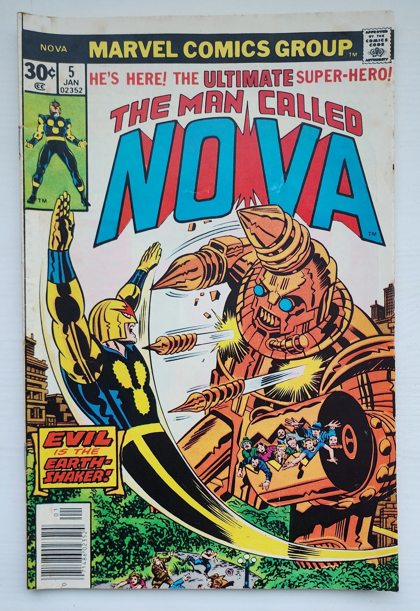 NOVA #5 NEWSSTAND 1977 Nova MARVEL COMICS