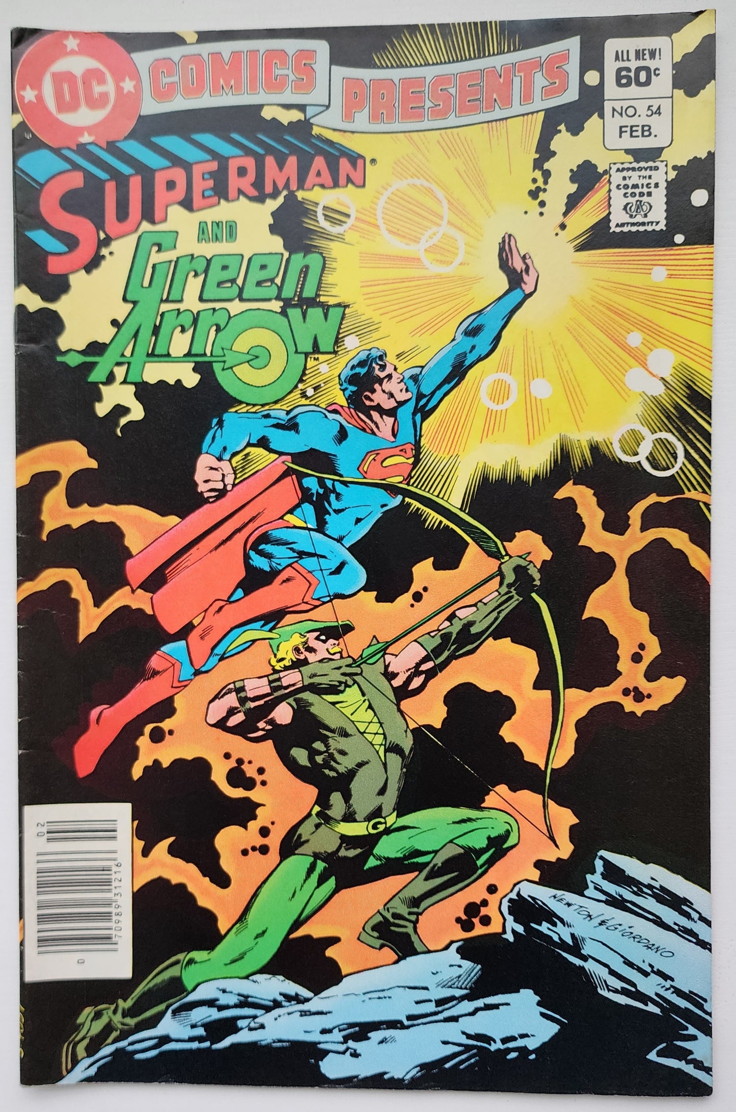 DC COMICS PRESENTS #54 SUPERMAN GREEN ARROW 1983 NEWSSTAND DC Comics Presents DC Comics