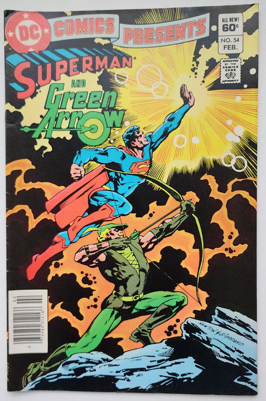 DC COMICS PRESENTS #54 SUPERMAN GREEN ARROW 1983 NEWSSTAND DC Comics Presents DC Comics