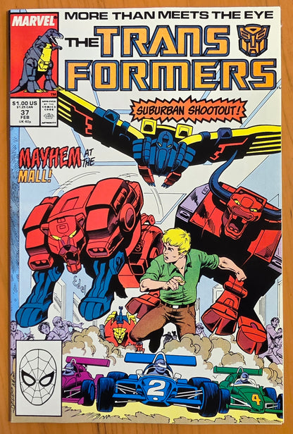 TRANSFORMERS #37 1988 Transformers MARVEL COMICS