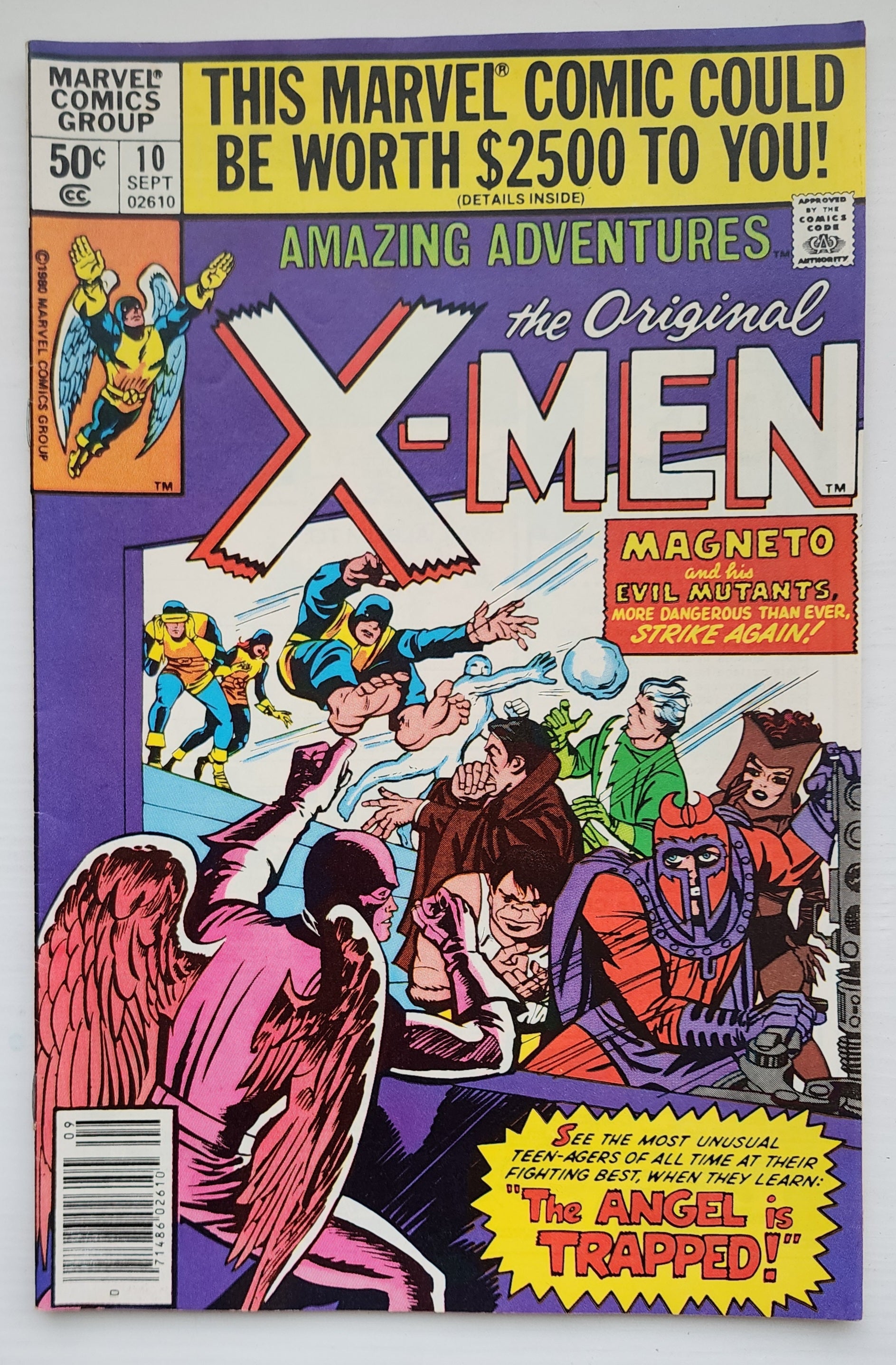 AMAZING ADVENTURES FEATURING X-MEN #10 NEWSSTAND 1980 Amazing Adventures MARVEL COMICS