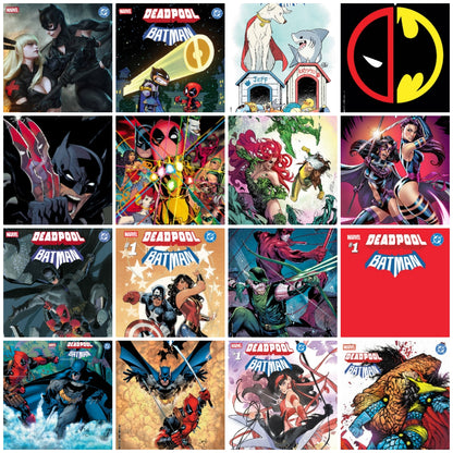 MARVEL DC DEADPOOL BATMAN #1 16 COVER SET 2025 Marvel