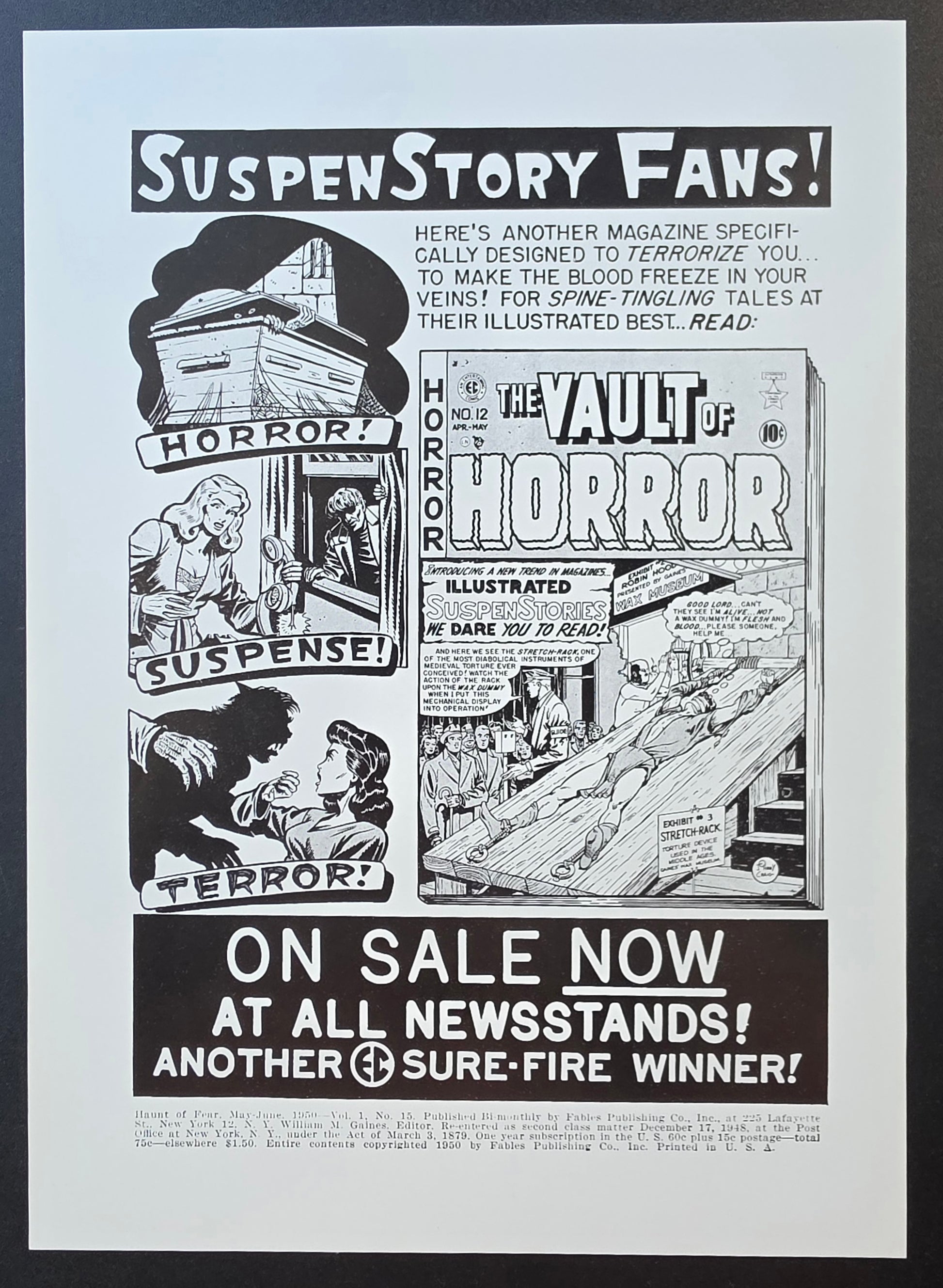 HAUNT OF FEAR #15 PRINT EC Comics EC Comics