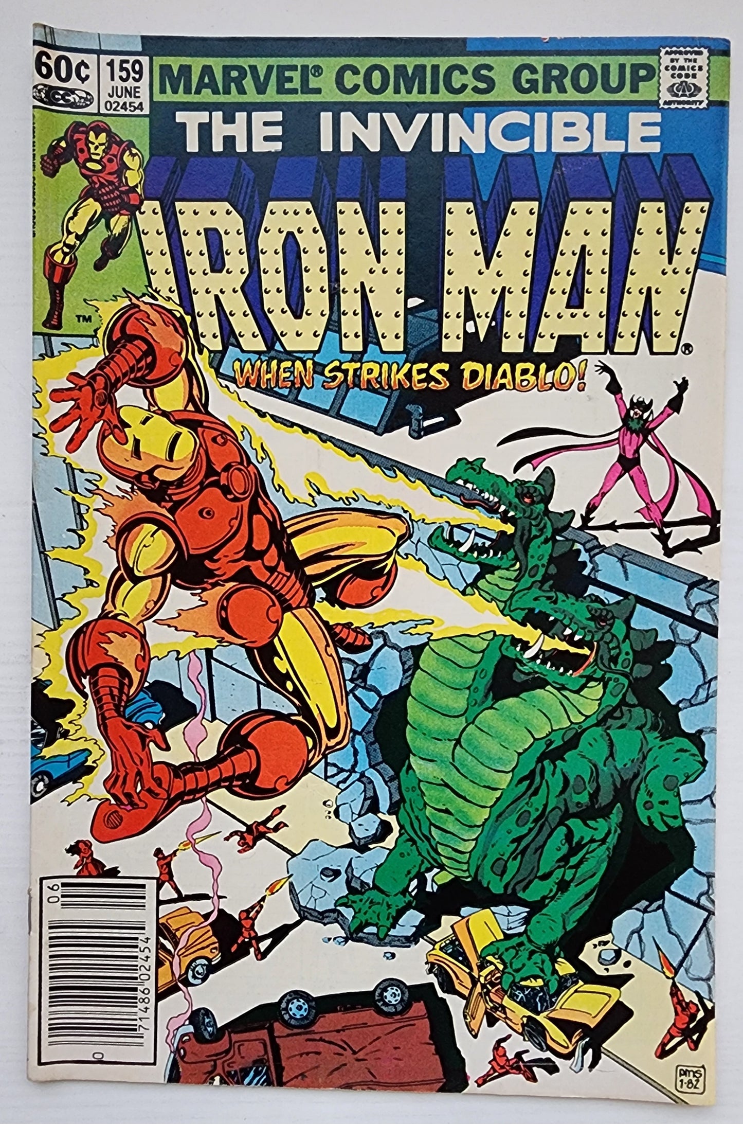 IRON MAN #159 NEWSSTAND 1982 Iron Man MARVEL COMICS