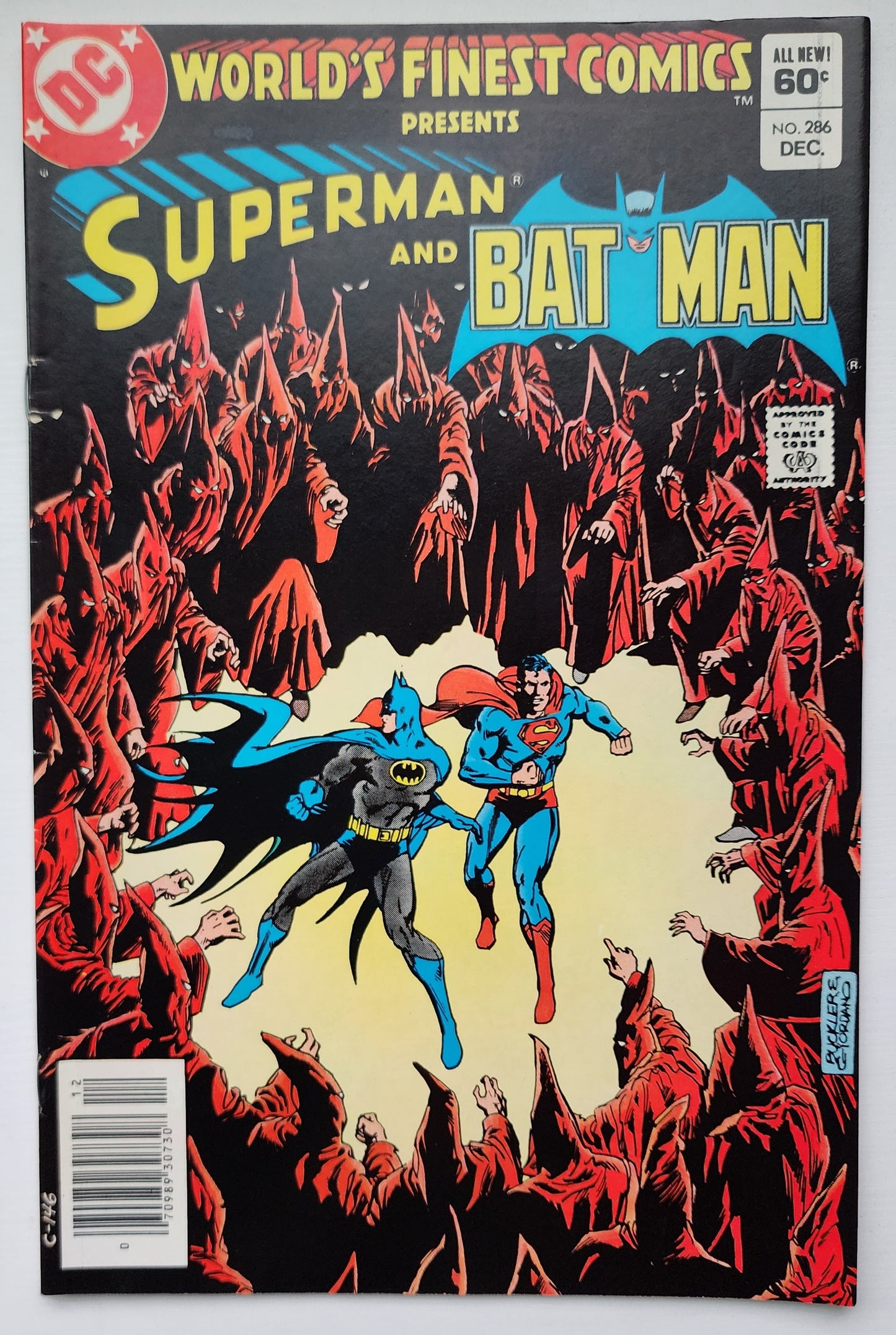 WORLDS FINEST #286 1982 NEWSSTAND Worlds Finest DC Comics