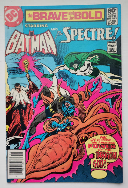 BRAVE AND BOLD #180 BATMAN SPECTRE NEWSSTAND 1981 Brave and the Bold DC Comics