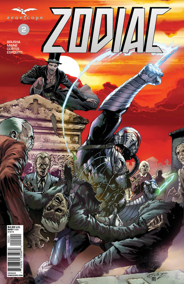 ZODIAC #2 CVR B SALAZAR 2019 comic book ZENESCOPE ENTERTAINMENT INC