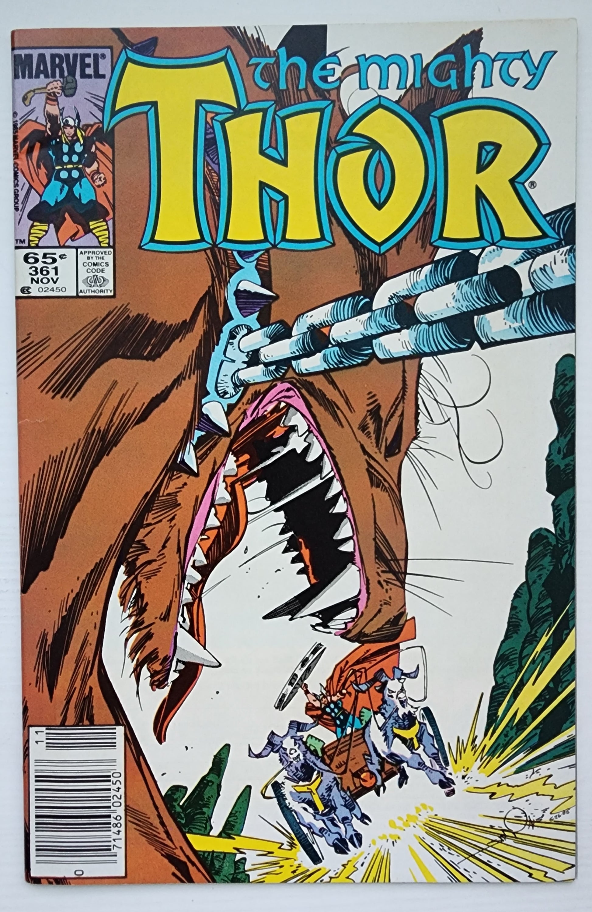 THOR #361 NEWSSTAND 1985 Thor MARVEL COMICS