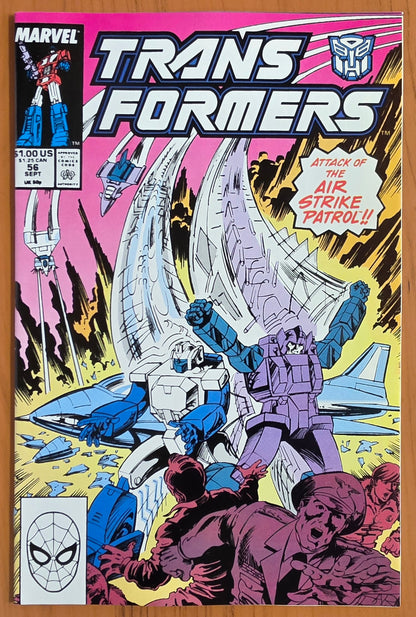 TRANSFORMERS #56 1989 Transformers MARVEL COMICS