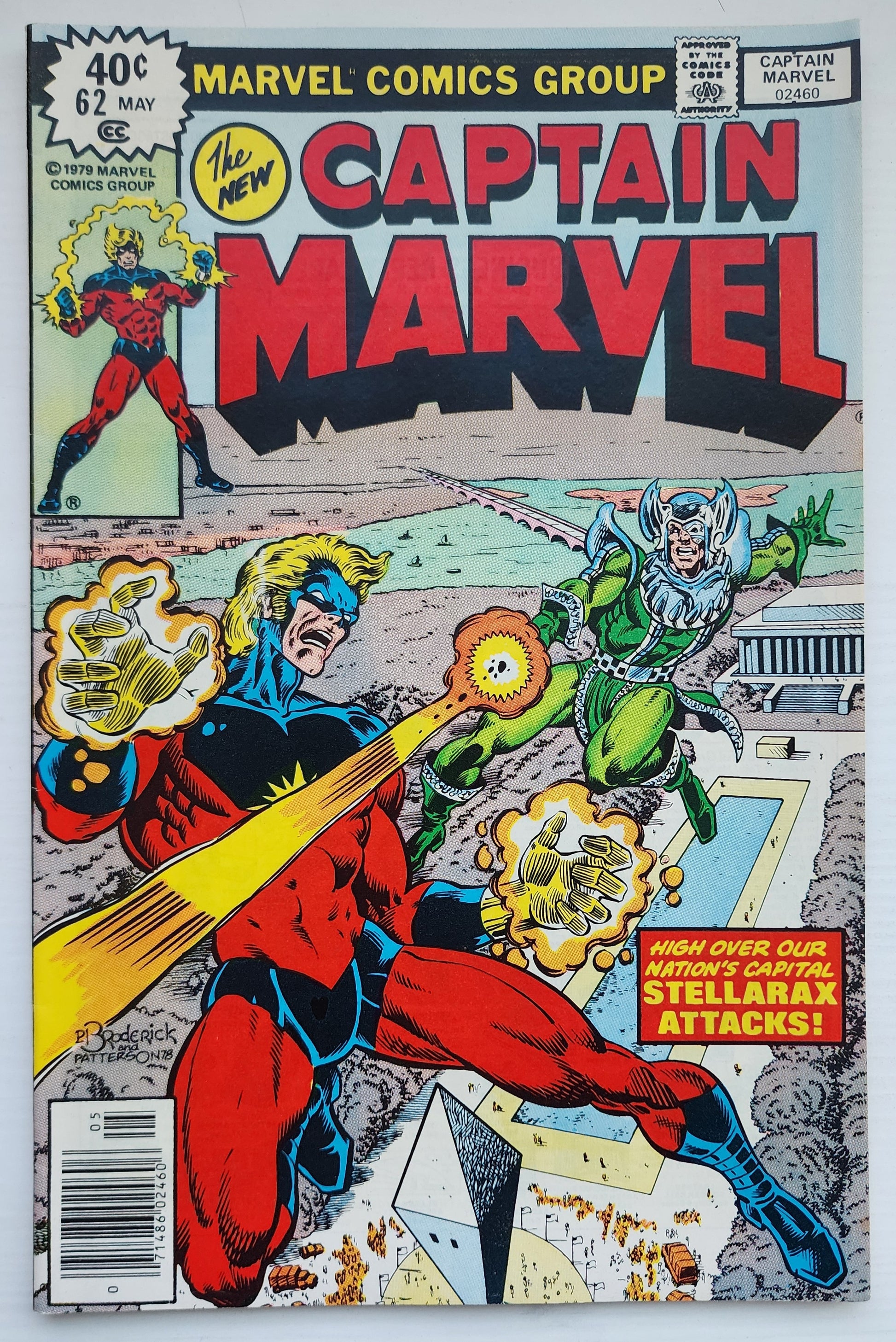 CAPTAIN MARVEL #62 NEWSSTAND 1980 Captain Marvel MARVEL COMICS