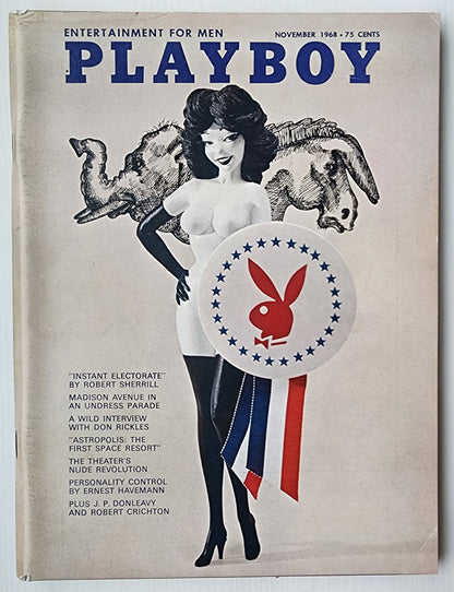 PLAYBOY MAGAZINE NOVEMBER 1968 Playboy PLAYBOY