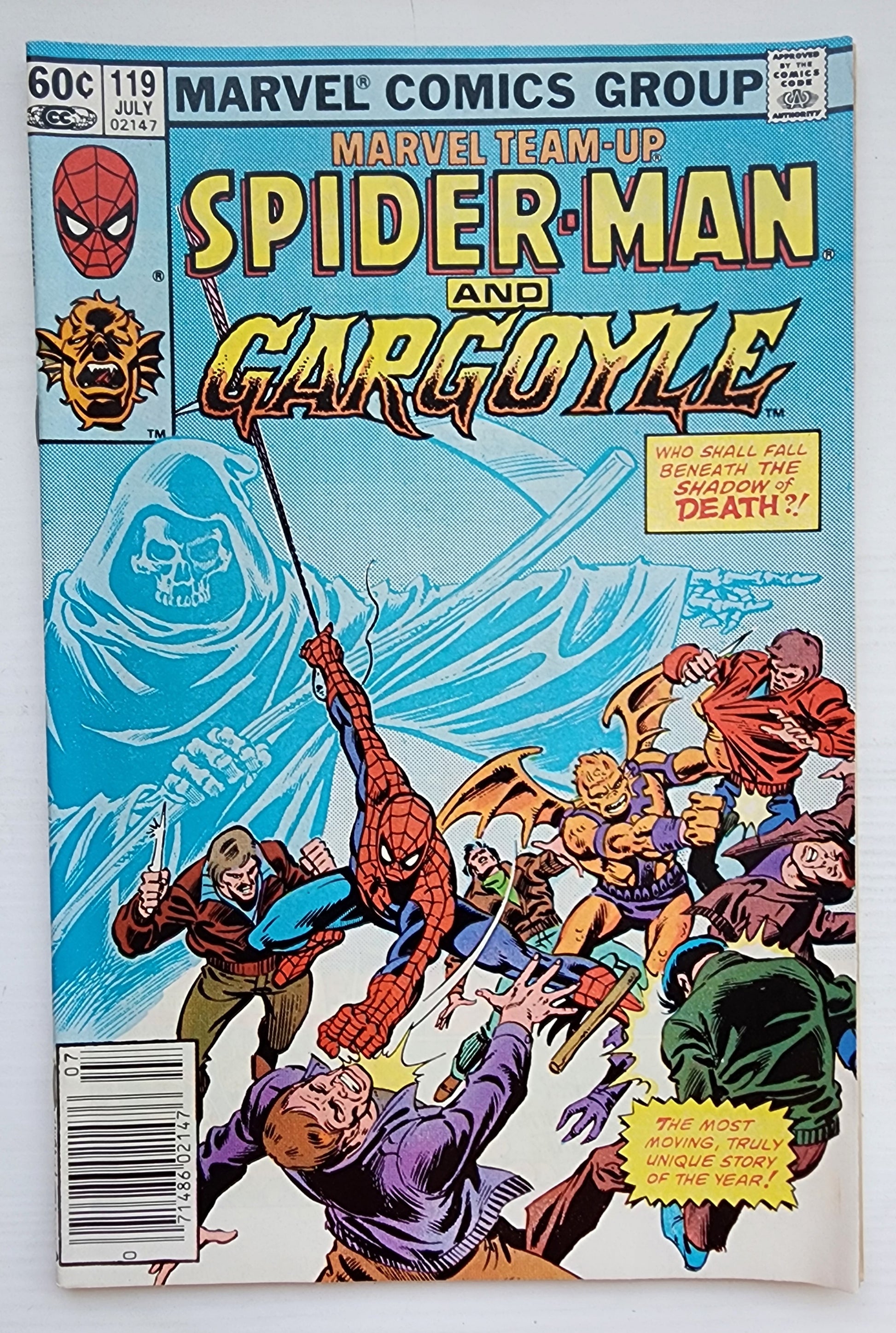 MARVEL TEAM-UP #119 SPIDER-MAN GARGOYLE NEWSSTAND 1982 Marvel Team-Up MARVEL COMICS