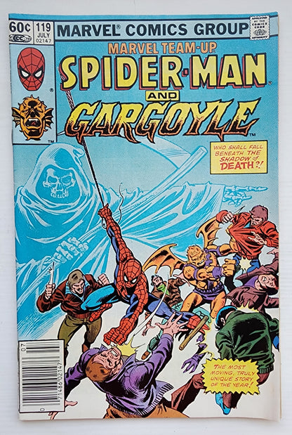 MARVEL TEAM-UP #119 SPIDER-MAN GARGOYLE NEWSSTAND 1982 Marvel Team-Up MARVEL COMICS