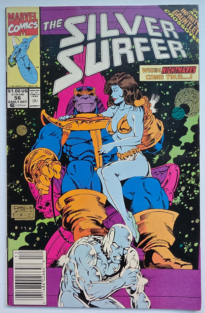 SILVER SURFER #56 1991 NEWSSTAND Silver Surfer MARVEL COMICS