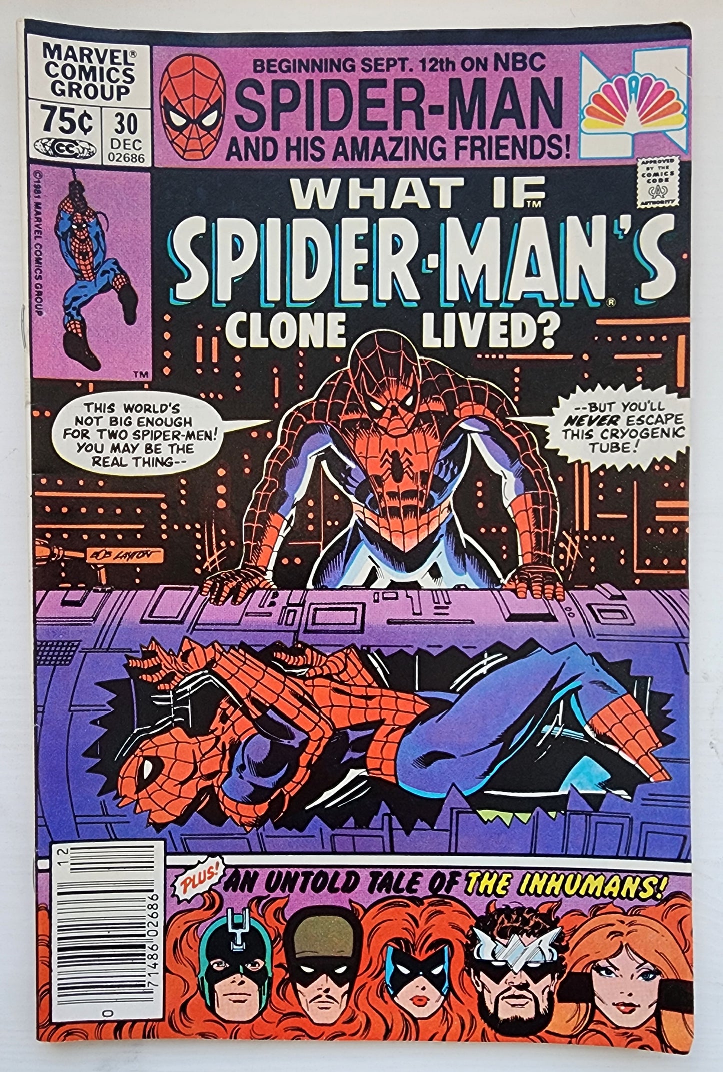 WHAT IF #30 SPIDER-MANS CLONE LIVED NEWSSTAND 1981 What If MARVEL COMICS