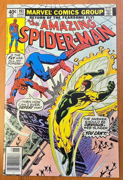 AMAZING SPIDER-MAN #193 1979 NEWSSTAND Amazing Spider-Man MARVEL COMICS