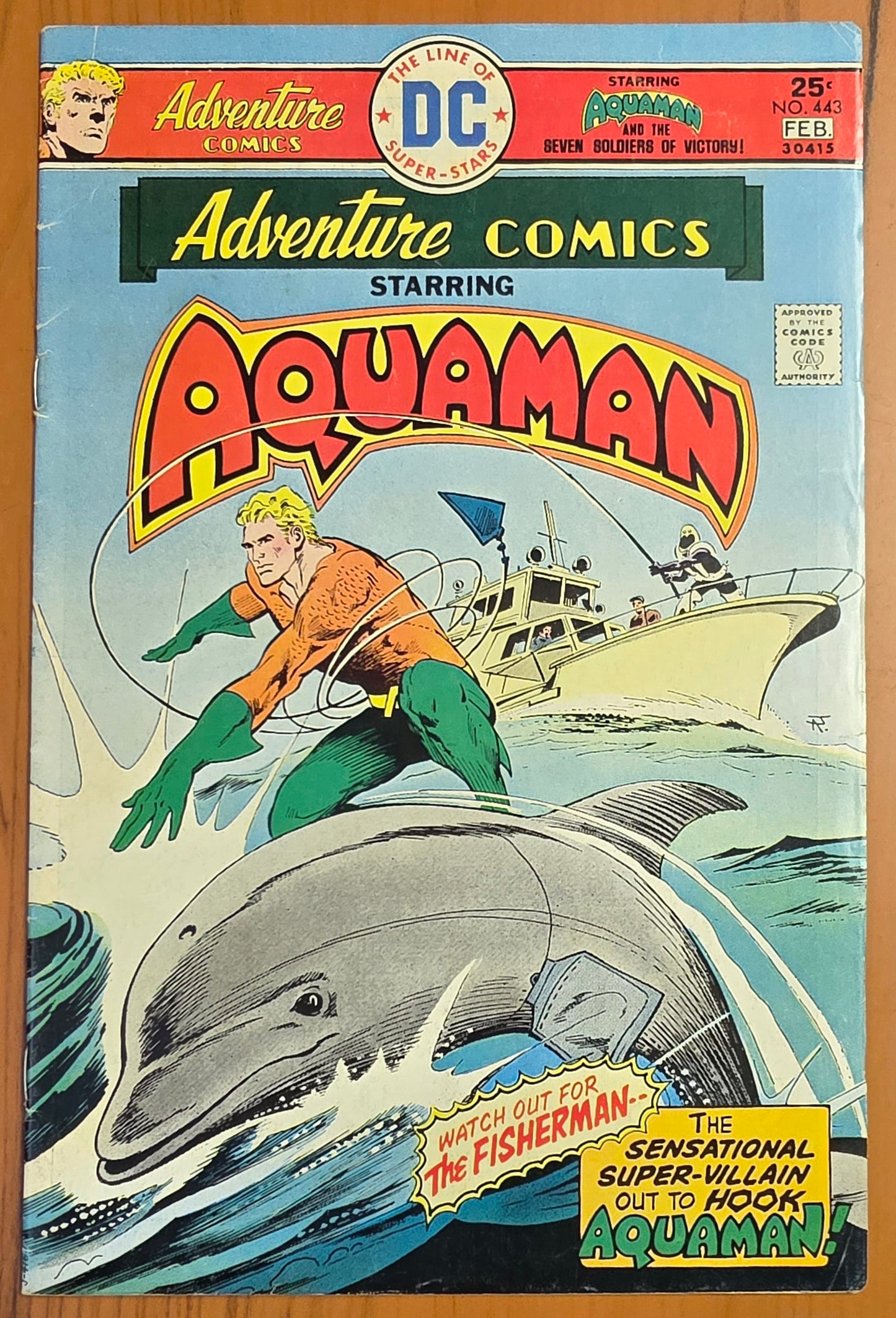 ADVENTURE COMICS #443 AQUAMAN 1976 Aquaman DC COMICS