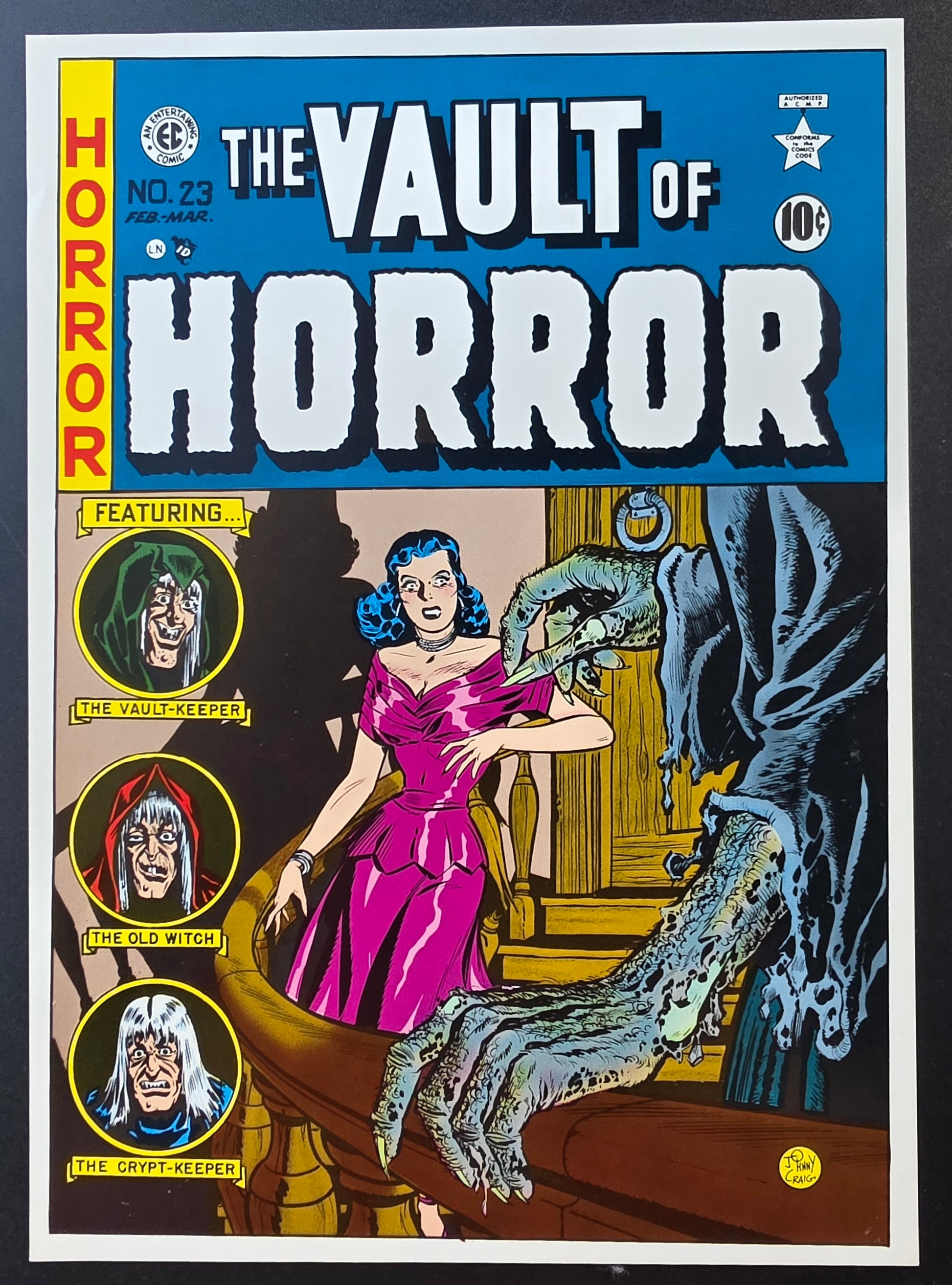 EC COMICS VAULT OF HORROR #23 PRINT EC Comics EC Comics