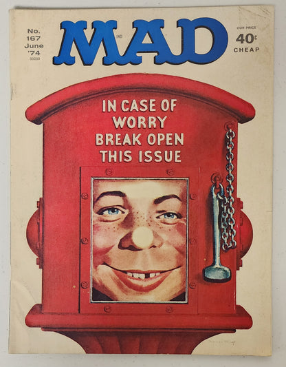 MAD MAGAZINE #167 1974 Mad Magazine MAD
