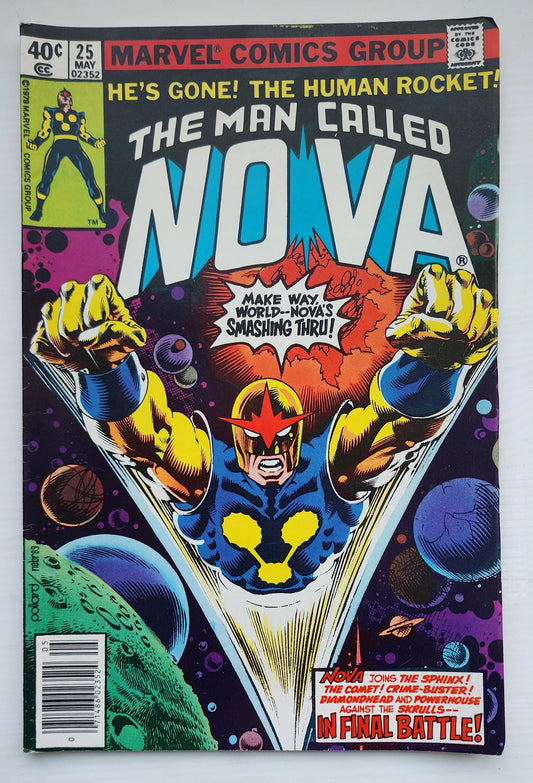 NOVA #25 NEWSSTAND 1979 Nova MARVEL COMICS