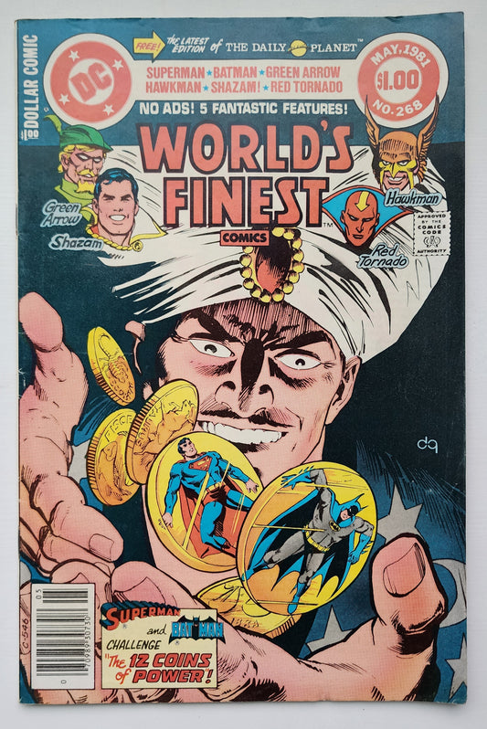 WORLDS FINEST #268 1981 NEWSSTAND Worlds Finest DC Comics
