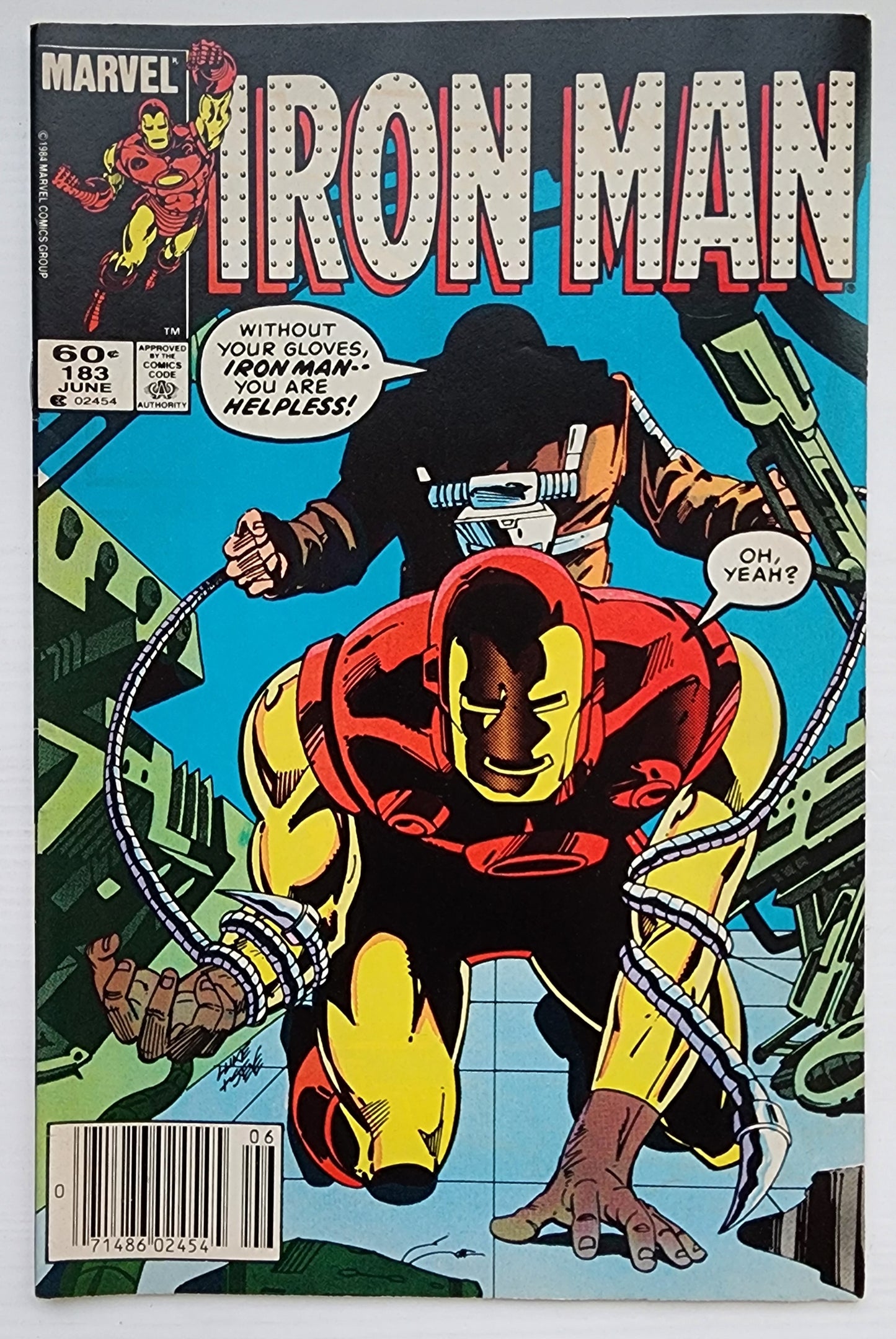 IRON MAN #183 NEWSSTAND 1984 Iron Man MARVEL COMICS