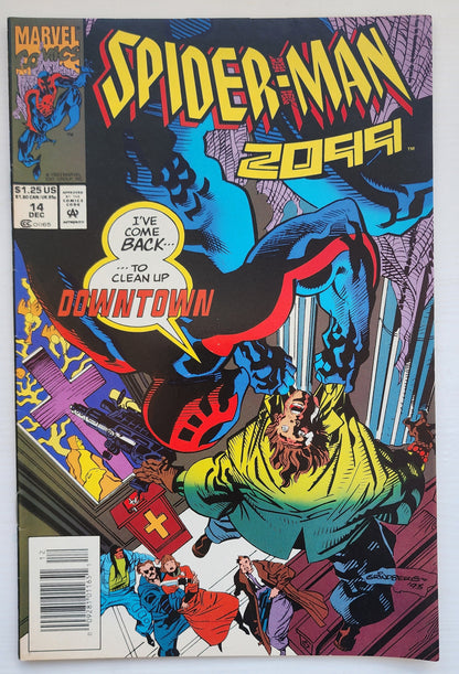 SPIDER-MAN 2099 #14 NEWSSTAND 1993 Spider-Man 2099 MARVEL COMICS