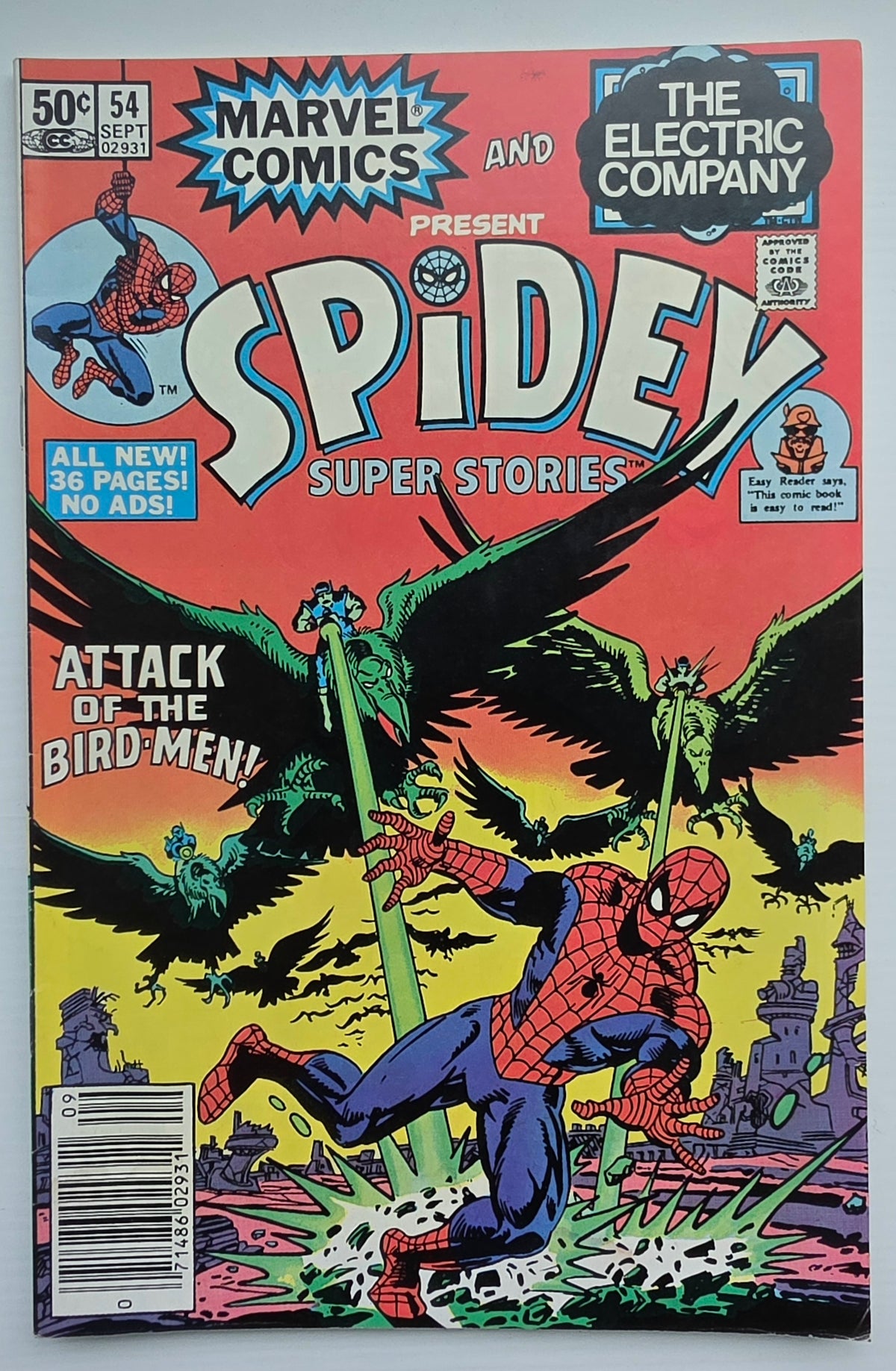 Spidey Super Stories #54 1981 Newsstand Amazing Spider-Man MARVEL COMICS