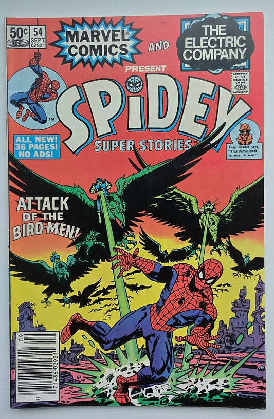 Spidey Super Stories #54 1981 Newsstand Amazing Spider-Man MARVEL COMICS