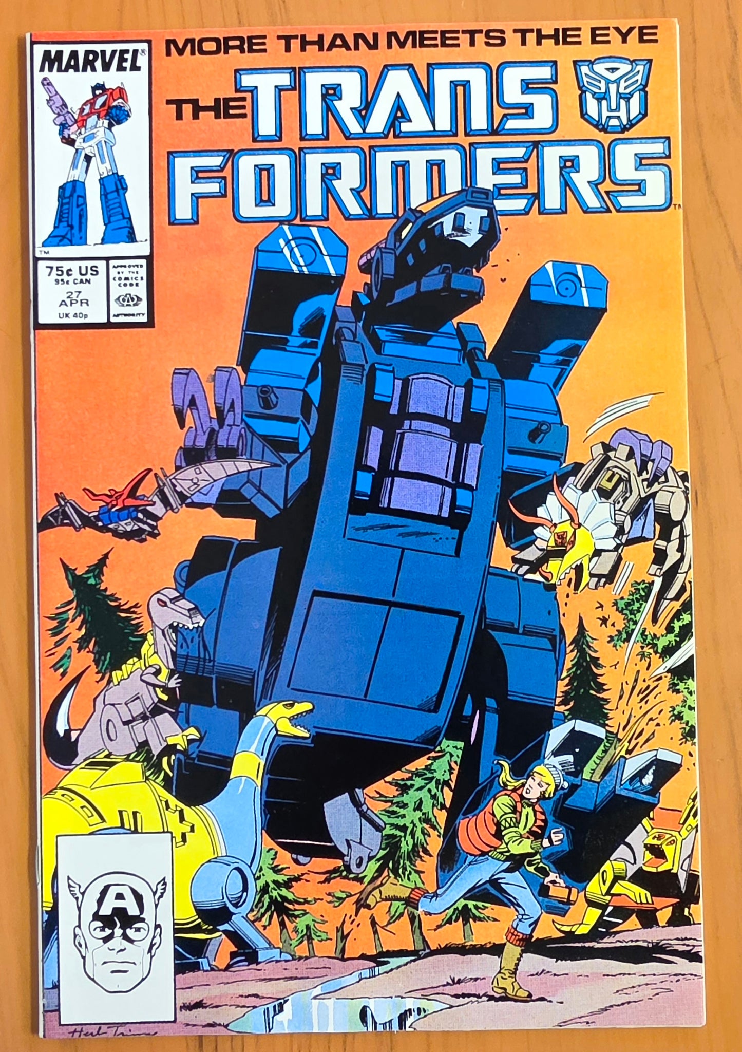 TRANSFORMERS #27 1987 Transformers MARVEL COMICS