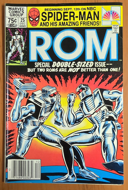 ROM #25 1980 NEWSSTAND ROM MARVEL COMICS