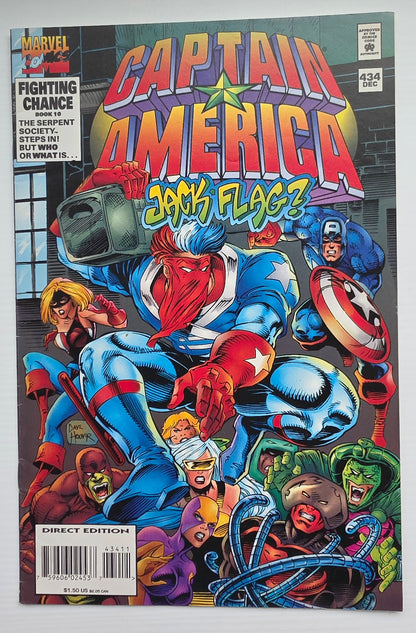 Captain America #434 1994 Captain America MARVEL COMICS