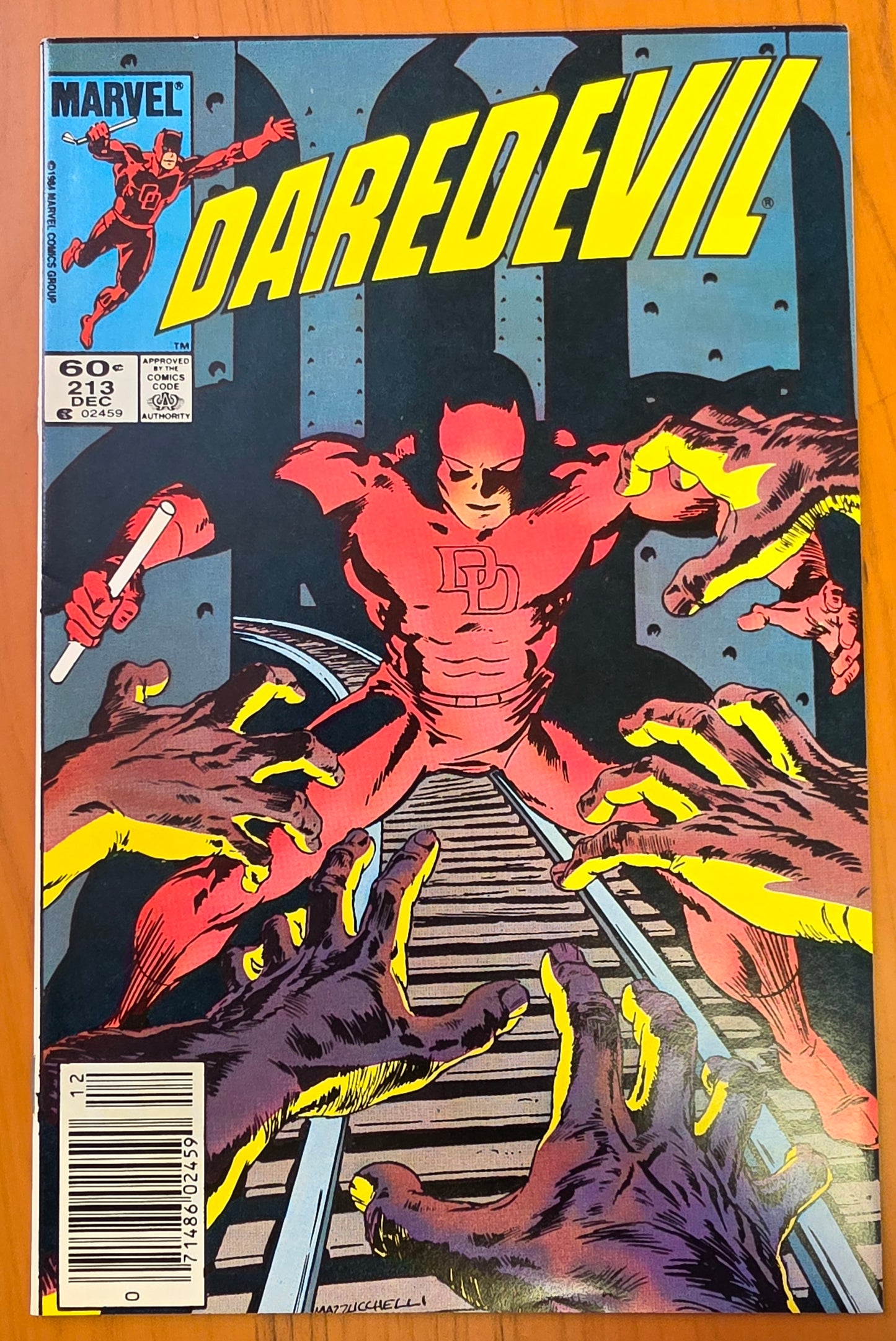 DAREDEVIL #213 1984 NEWSSTAND Daredevil MARVEL COMICS