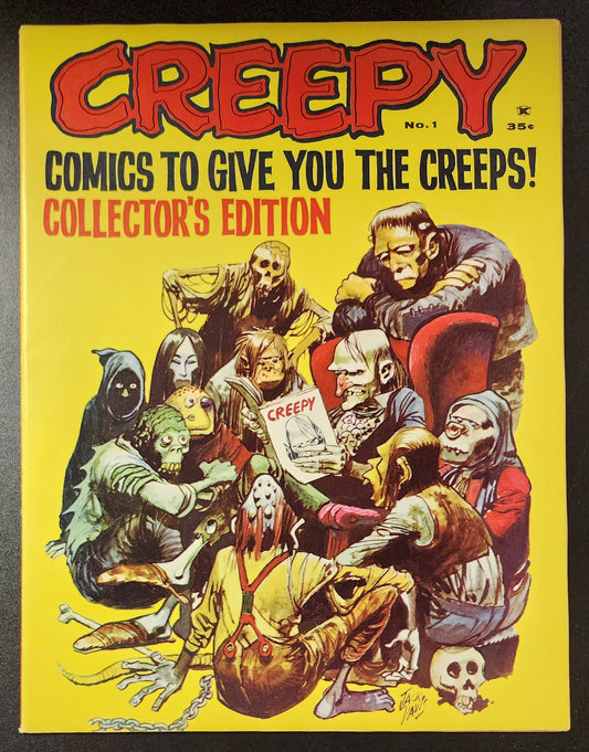 CREEPY #1 MAGAZINE 1964 (1ST APP UNCLE CREEPY & FRAZETTA LAST FULL STRIP) Creepy Warren   