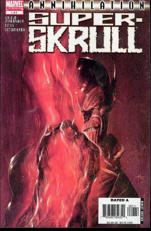 ANNIHILATION SUPER SKRULL #1-#4 DELLOTTO SET 2006 Annihilation MARVEL COMICS