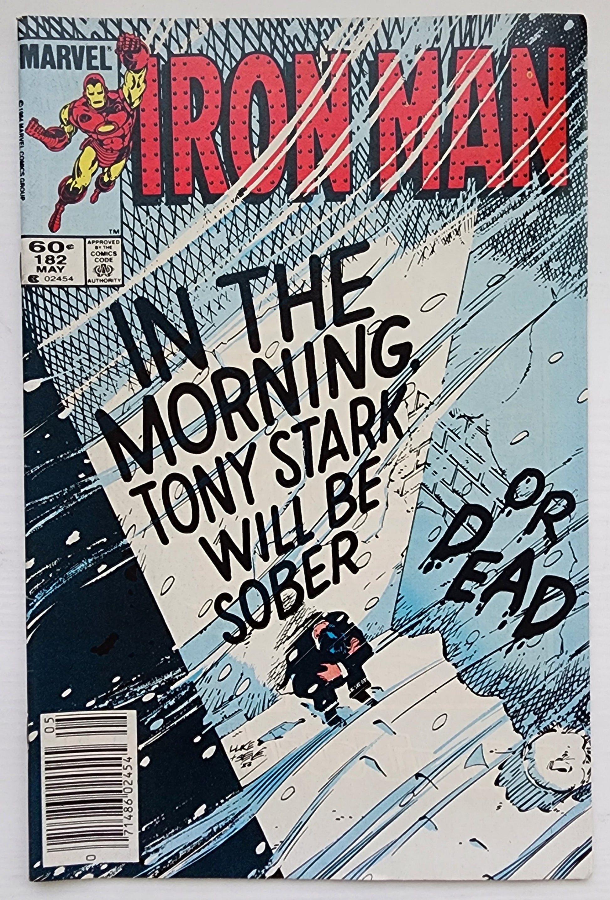 IRON MAN #182 NEWSSTAND 1984 Iron Man MARVEL COMICS