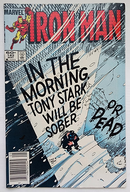 IRON MAN #182 NEWSSTAND 1984 Iron Man MARVEL COMICS