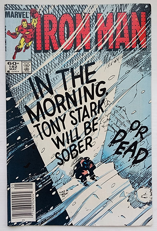 IRON MAN #182 NEWSSTAND 1984 Iron Man MARVEL COMICS