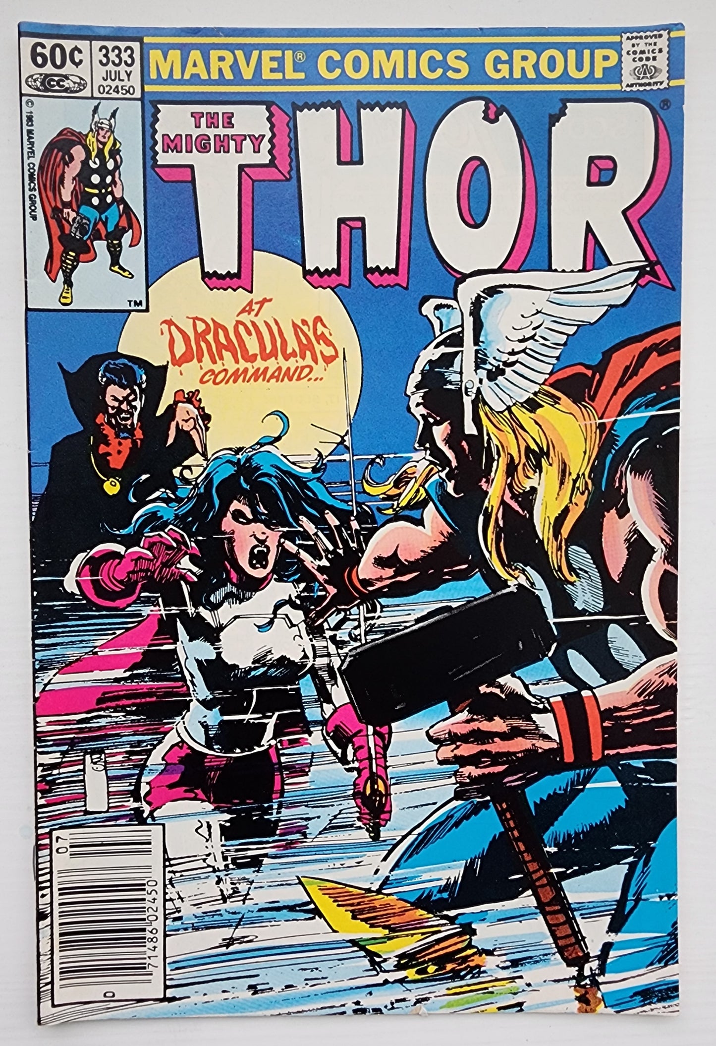 THOR #333 NEWSSTAND 1983 Thor MARVEL COMICS