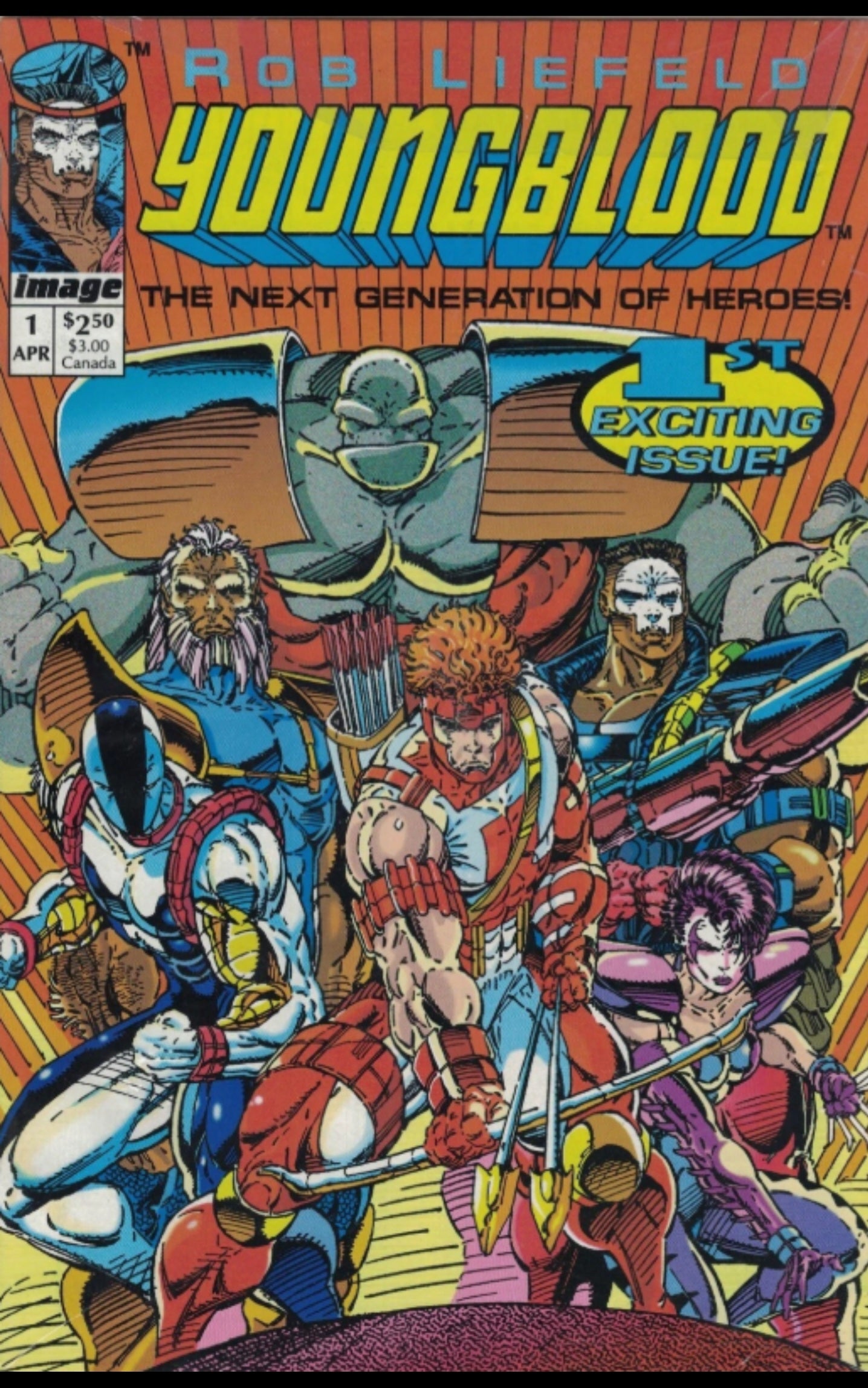 YOUNGBLOOD #1 VARIANT 1992 Youngblood IMAGE COMICS