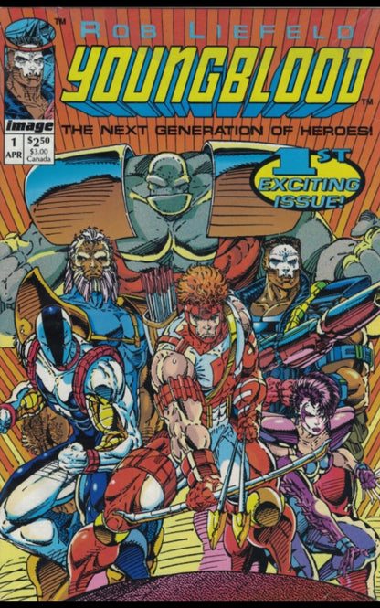 YOUNGBLOOD #1 VARIANT 1992 Youngblood IMAGE COMICS