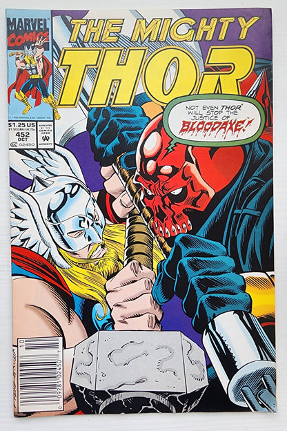 THOR #452 NEWSSTAND 1992 Thor MARVEL COMICS