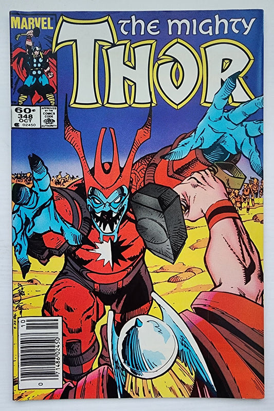 THOR #348 NEWSSTAND 1984 Thor MARVEL COMICS