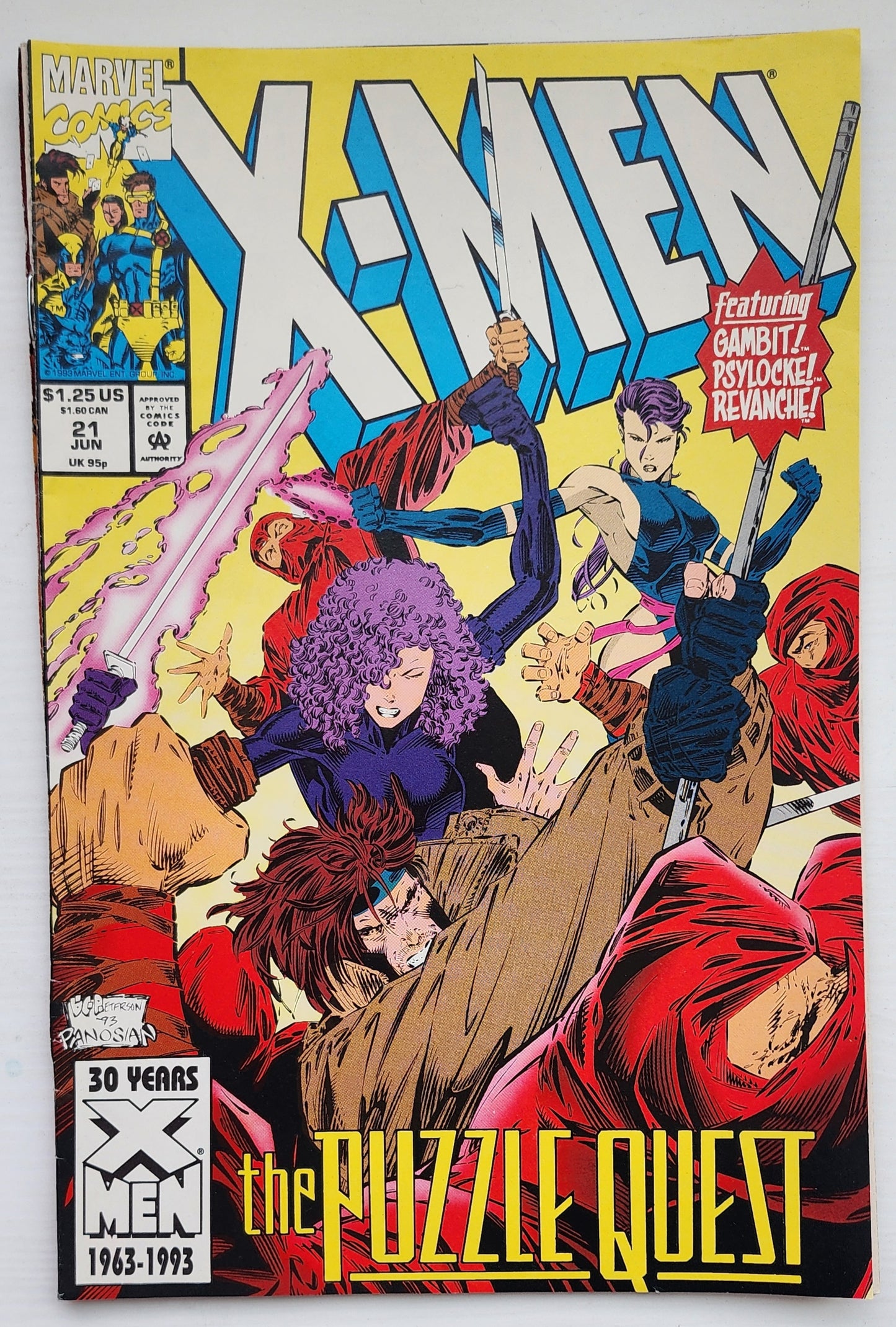 X-MEN #21 1993 [I01] X-Men MARVEL COMICS